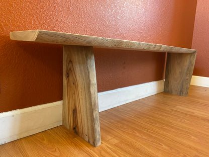 Rare Camphor Waterfall | Live Edge Accent | Entryway, Hall, Foyer, Bedroom, Office Furniture | One of a Kind |