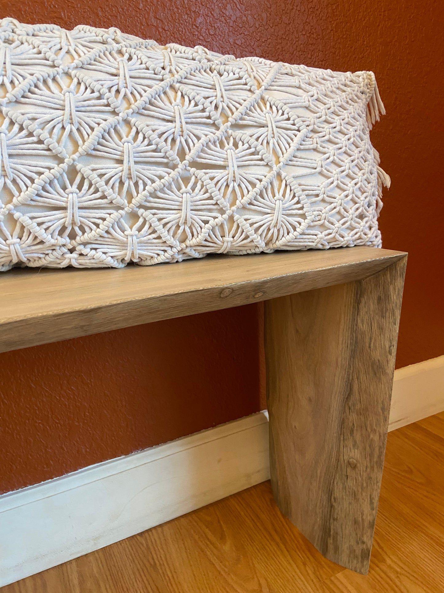 Rare Camphor Waterfall | Live Edge Accent | Entryway, Hall, Foyer, Bedroom, Office Furniture | One of a Kind |