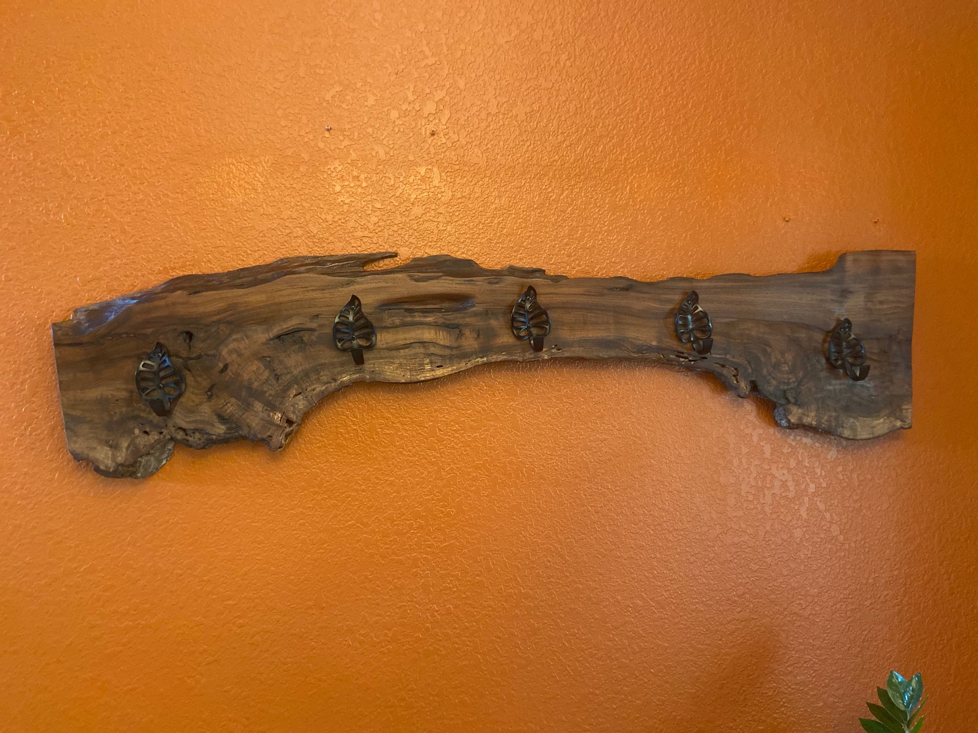 isolated_burl_wall_rack_on_orange_background