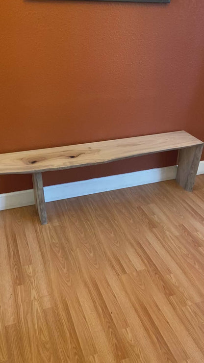 Rare Camphor Waterfall | Live Edge Accent | Entryway, Hall, Foyer, Bedroom, Office Furniture | One of a Kind |